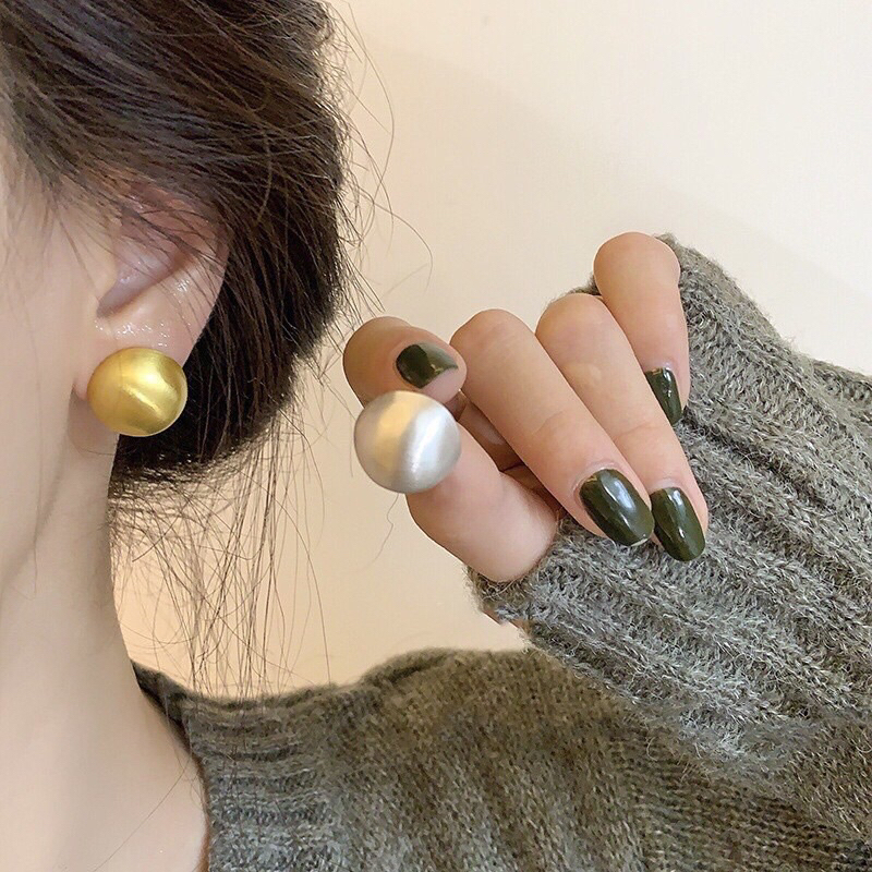 Khuyên tai bông tai nữ đá cao cấp bền màu sang trọng MÃ CÚC ảnh thật + video