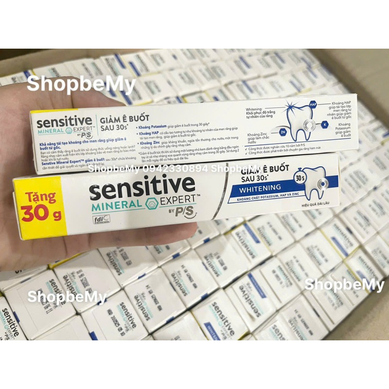 Kem Đánh Răng P/S Chống Ê Buốt Sensitive Mineral Expert Pro-Action Sensitivity Treatment 30g