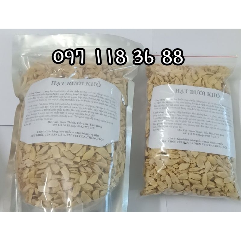 Hạt Bưởi Da Xanh khô hàng thượng hạng.