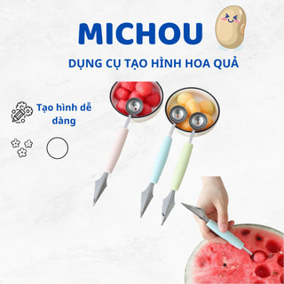 Dao tạo hình hoa quả 2 đầu, dao tỉa hoa quả