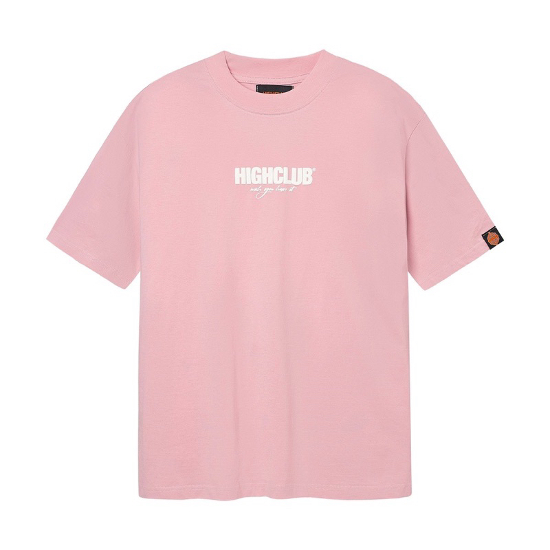 Áo thun Highclub size XL hông phấn
