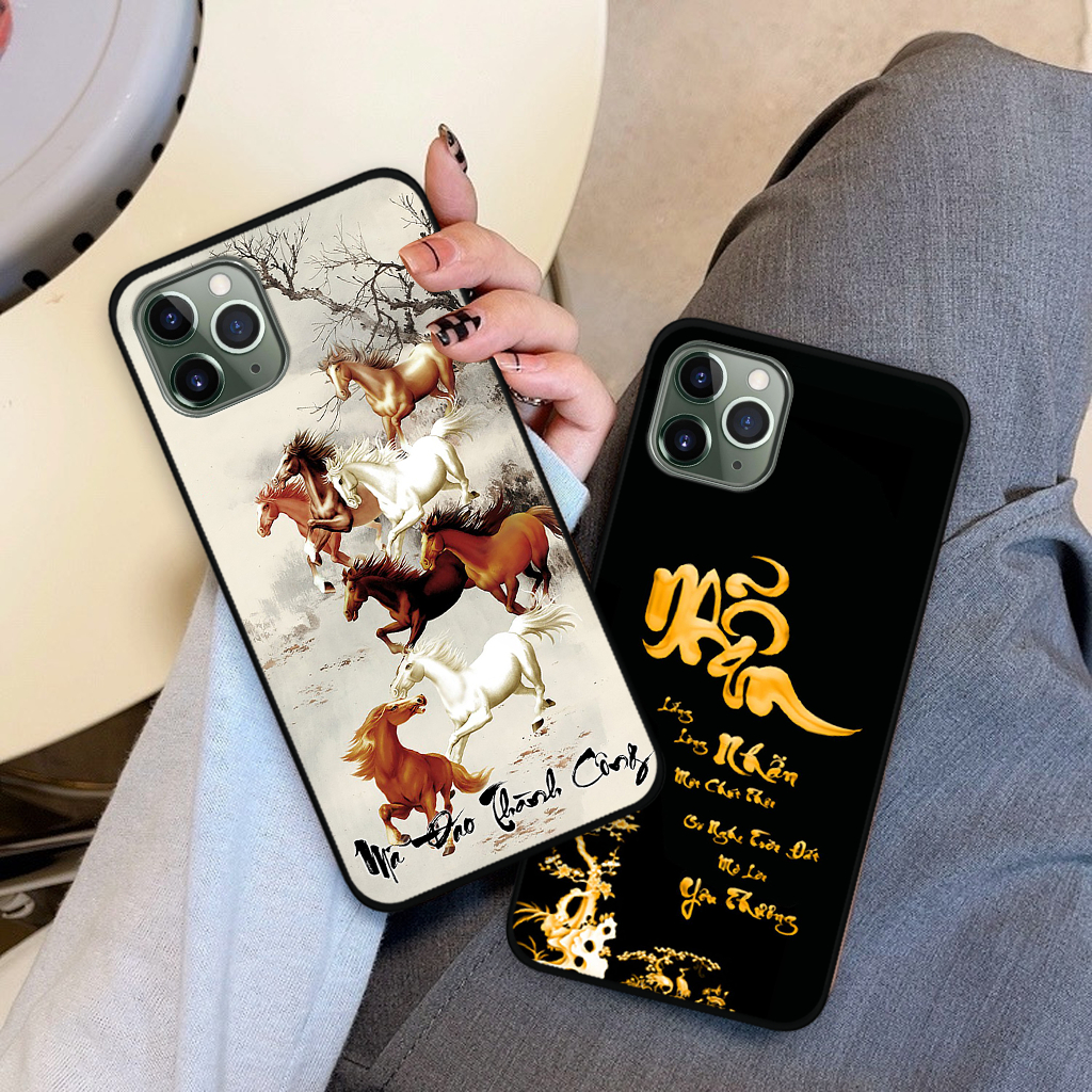 Ốp lưng Iphone 11 Pro / 11 Pro Max / 12 Pro / 12 Pro Max in hình chữ cha mẹ, chữ thư pháp phong thuỷ