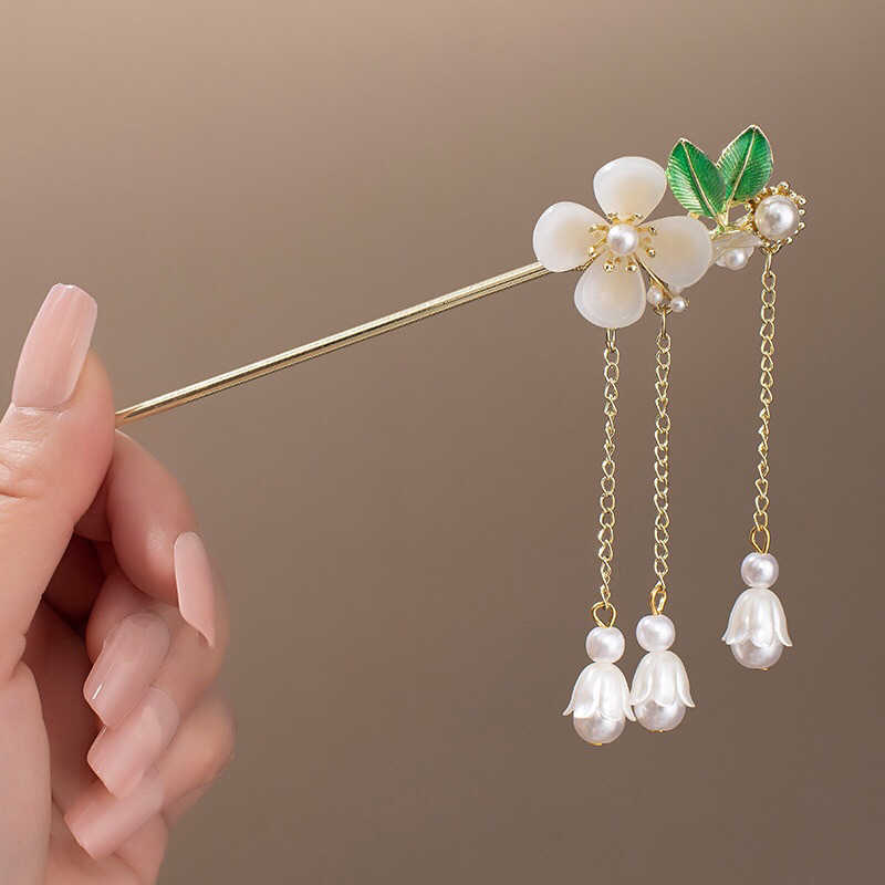 Trâm hoa cài tóc hợp kim