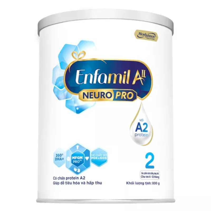 Dữa Enfamil A2 Neuro Pro 2 /800g