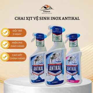 Chai Xịt Tẩy Cặn Canxi Antikal Vệ Sinh Vòi Sen, Vòi Rửa, Vách Kính Tắm Hàng Đức Chính hãng