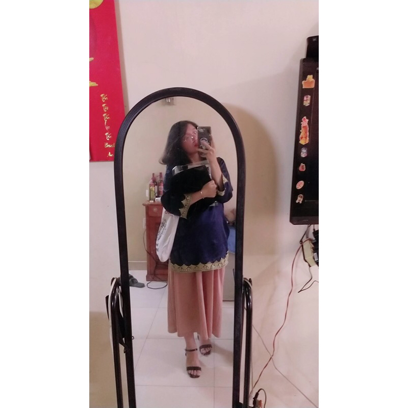 Set Kurti Ấn Độ - Bộ Quần Áo Ấn Độ Kèm Khăn