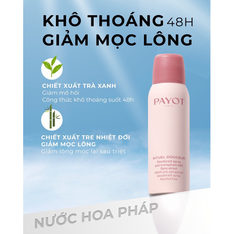 Xịt Nách Khô Thoáng Payot