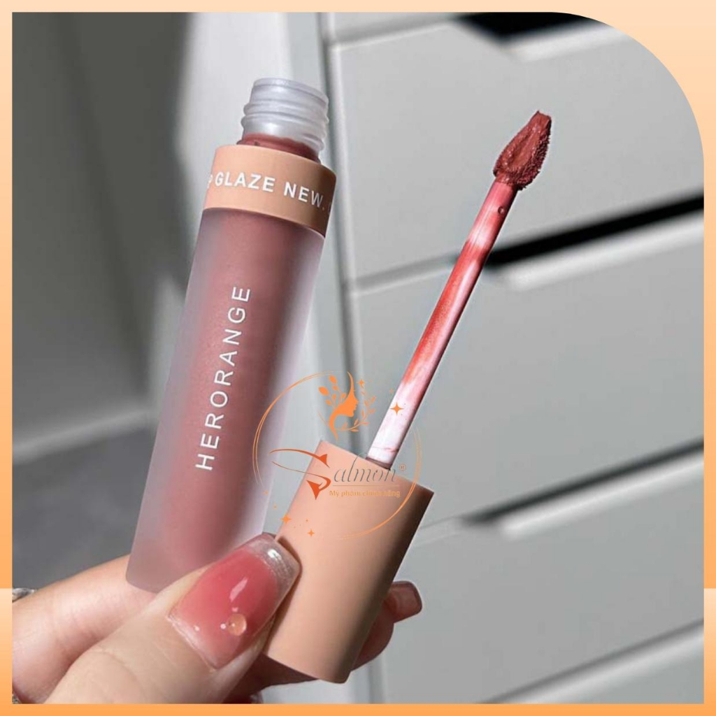 Son Kem Nhung Lì HERORANGE HR413 Lên Màu Cực Chuẩn, Mềm Mướt, Lâu Trôi, Hottrend, Nội Địa Trung - Salmon Shop