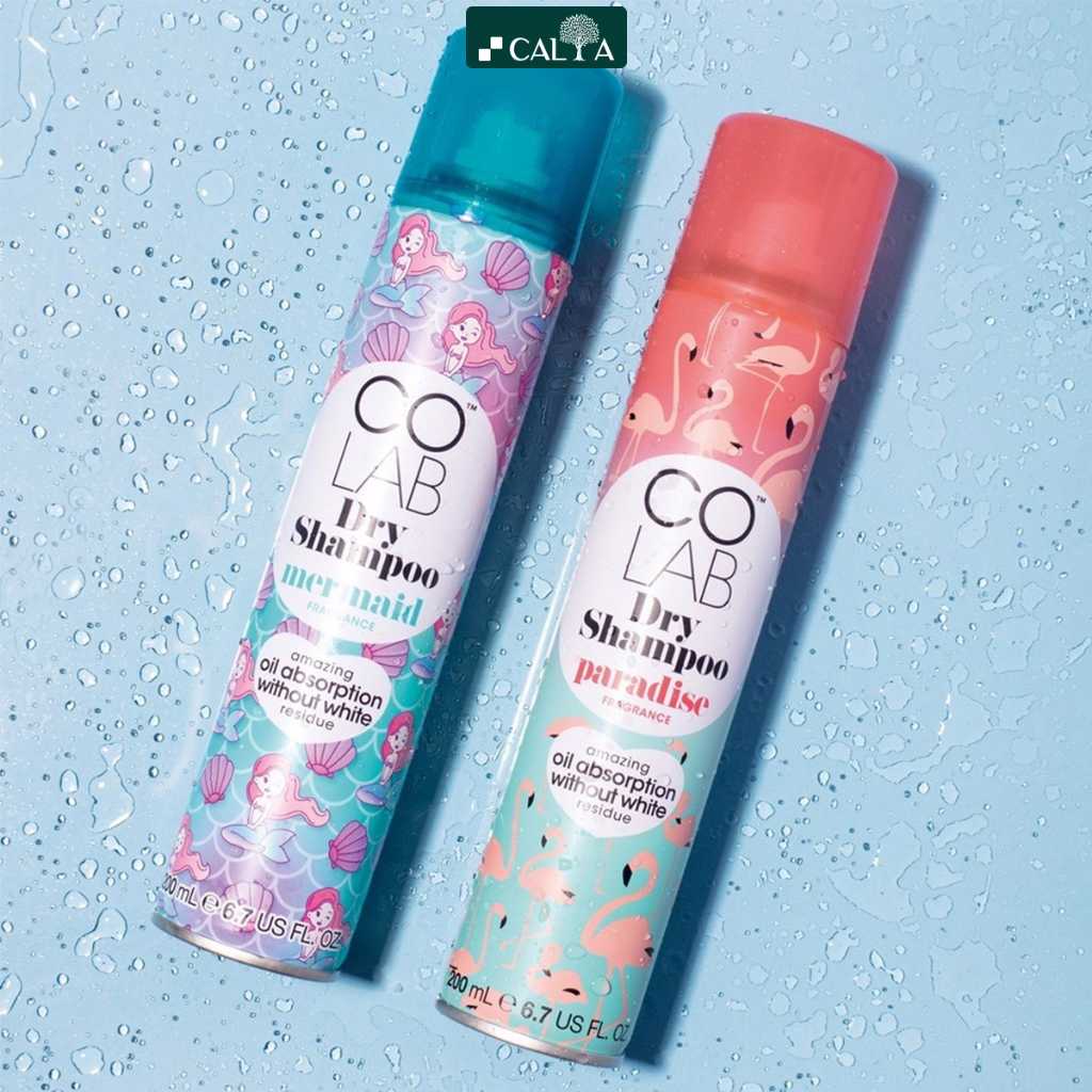 Dầu Gội Khô Colab, Sạch Dầu Nhờn Tức Thì, Giúp Tóc Bồng Bềnh - Colab Dry Shampoo 200ml