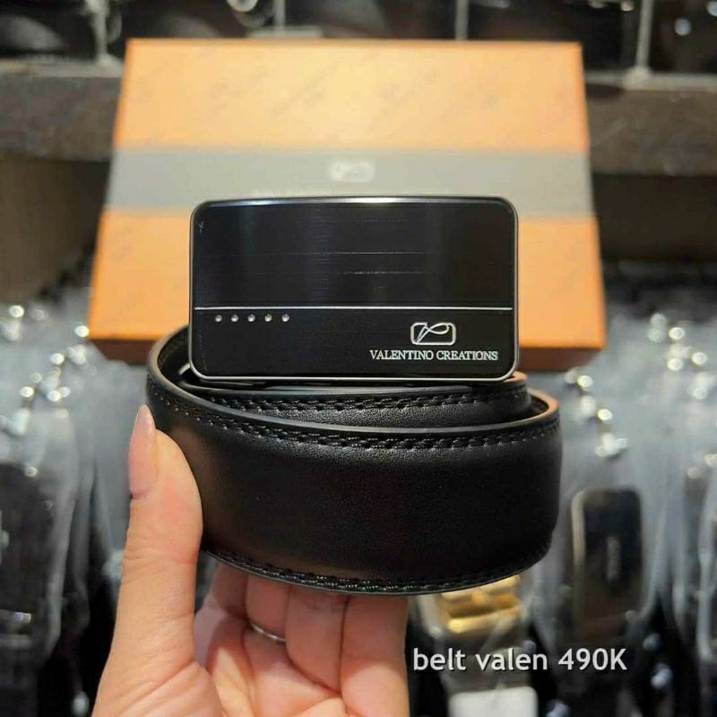 Thắt lưng nam Valentino Creations Malaysia mặt kéo, đầu gài, bản trượt fullbox