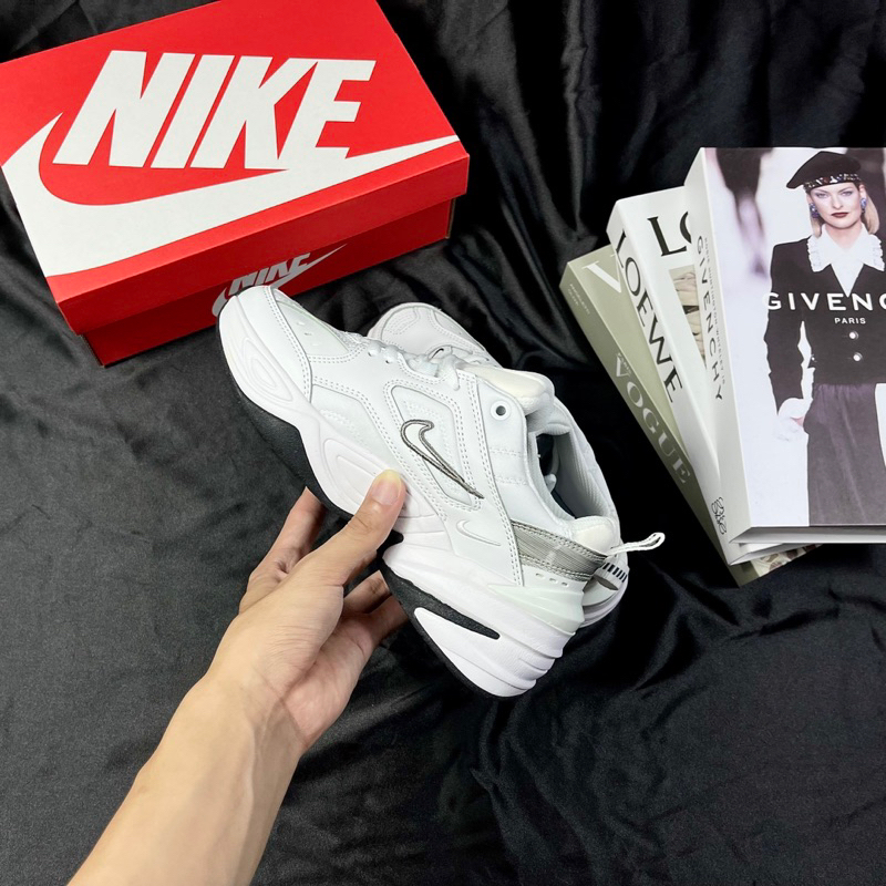 Giày Thể Thao M2K Gót Bạc Full Box Hàng Cao Cấp