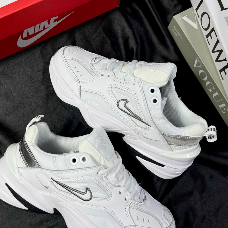 Giày Thể Thao M2K Gót Bạc Full Box Hàng Cao Cấp