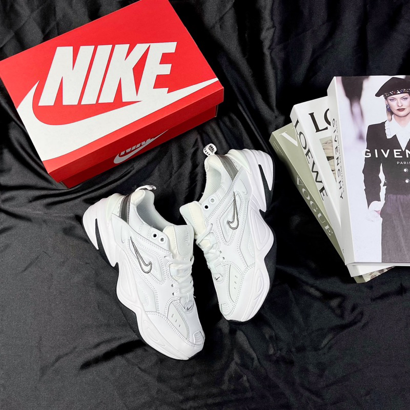 Giày Thể Thao M2K Gót Bạc Full Box Hàng Cao Cấp