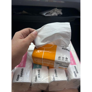 Combo 10 gói Giấy ăn rút lụa gói nhỏ chính hãng Tùng Dương