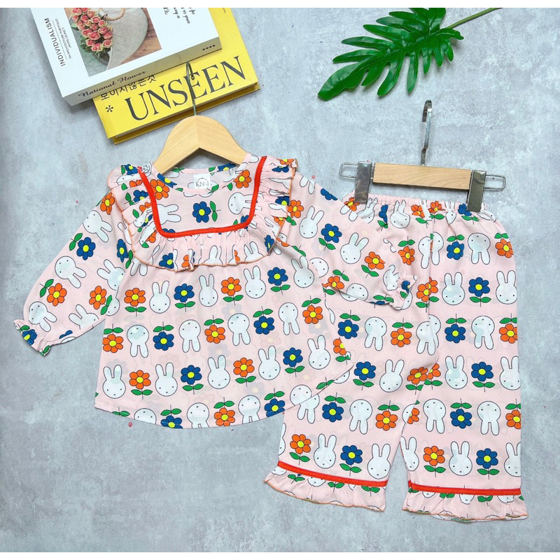 BỘ TOLE LANH BÉ GÁI TAY DÀI QUẦN DÀI SIÊU XINH