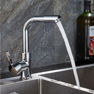 Vòi chậu rửa bát, rửa chén nóng lạnh vòi xoay 306 độ VRB06 tặng đôi đây inox