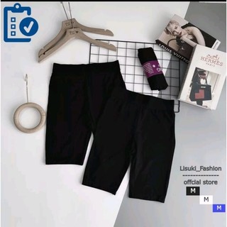 Quần ngố legging ôm Ne Ne thun lạnh co giãn tốt freesize dưới 54kg
