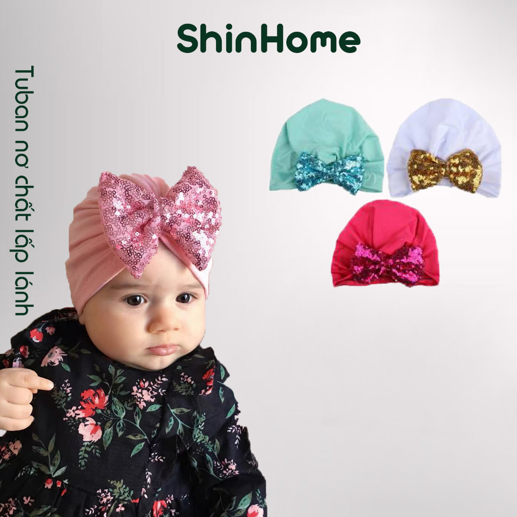 Tuban đội đầu nơ lấp lánh cho bé gái 0-1 tuôỉ