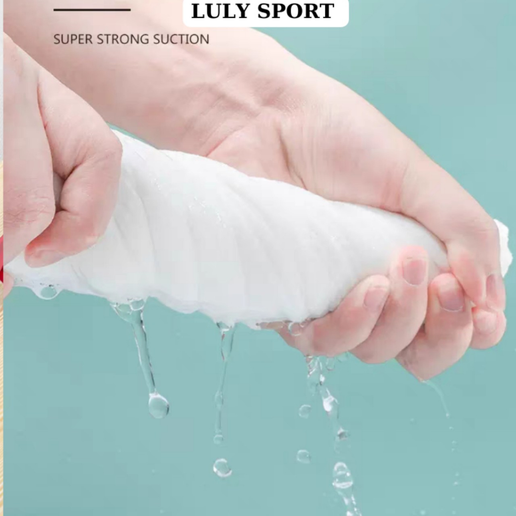 Khăn nén hình viên kẹo LULY SPORT tiện lợi khi đi tập dùng rửa mặt, lau mồ hôi