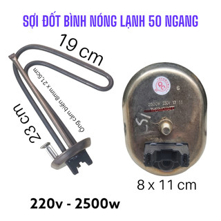 Thanh đốt bình nóng lạnh ariston 50 lít ngang