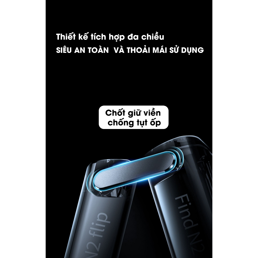 Ốp Lưng Trong Suốt Chống Sốc PC Mềm Dẻo Cho OPPO Find N2 Flip 5G