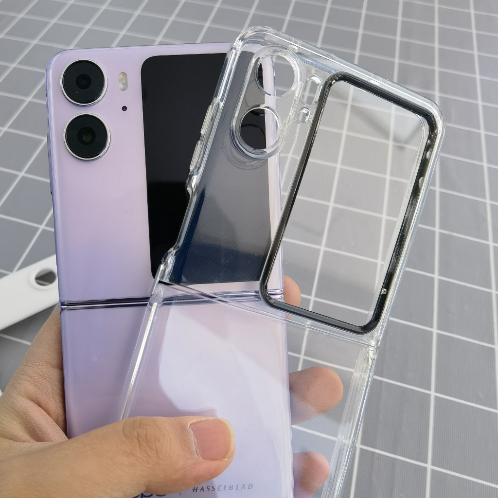 Ốp Lưng Trong Suốt Chống Sốc PC Mềm Dẻo Cho OPPO Find N2 Flip 5G