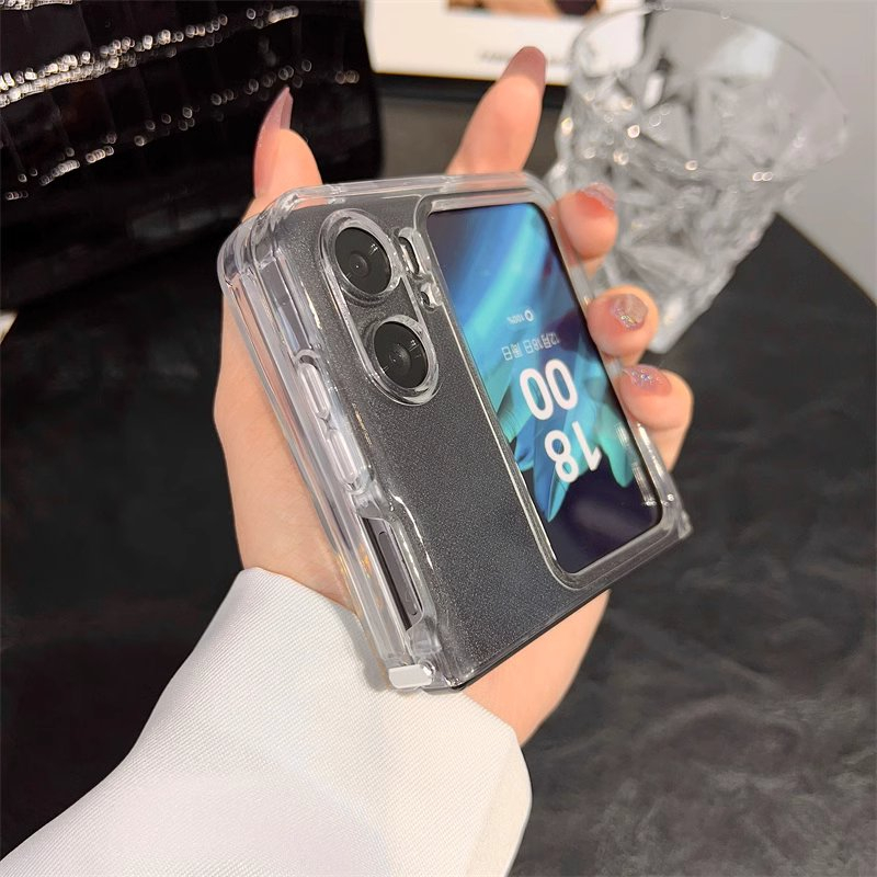 Ốp Lưng Trong Suốt Chống Sốc PC Mềm Dẻo Cho OPPO Find N2 Flip 5G