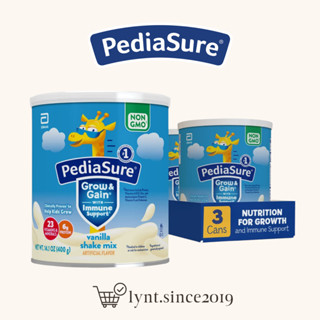   Hàng Mỹ đi air  Sữa bột Pediasure Grow & Gain - hương Vanilla 400g 