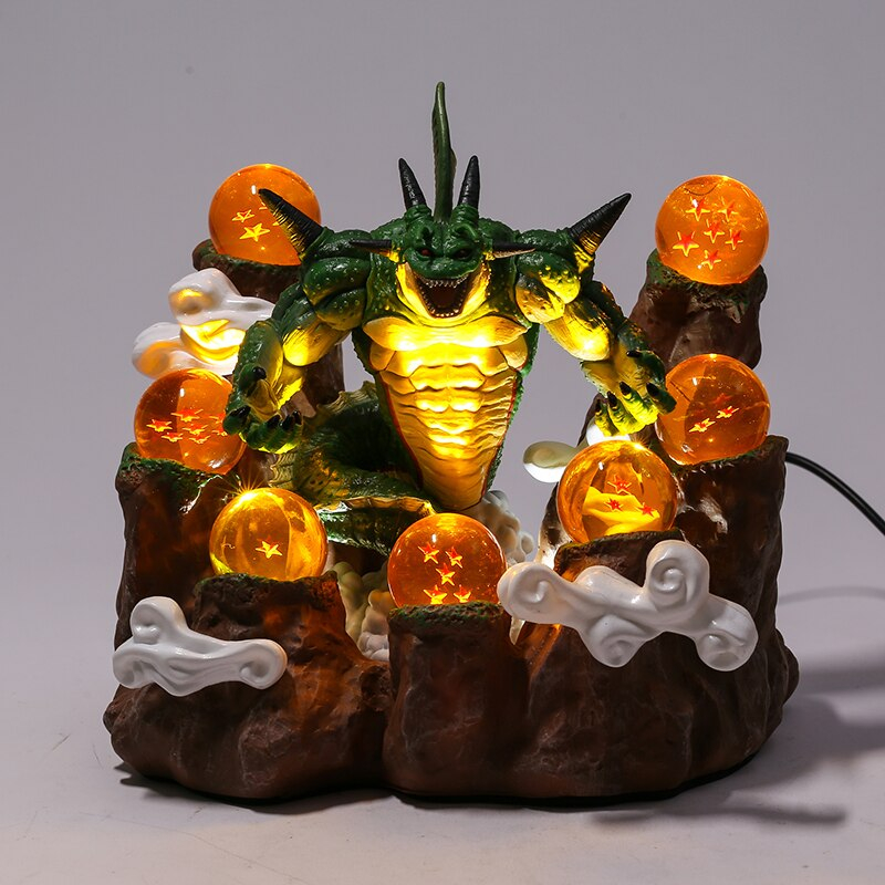 MH20 - Bộ Mô Hình Cao Cấp 7 Viên Ngọc Rồng + Rồng Thần Shenlong Cao 20cm Dragon Ball