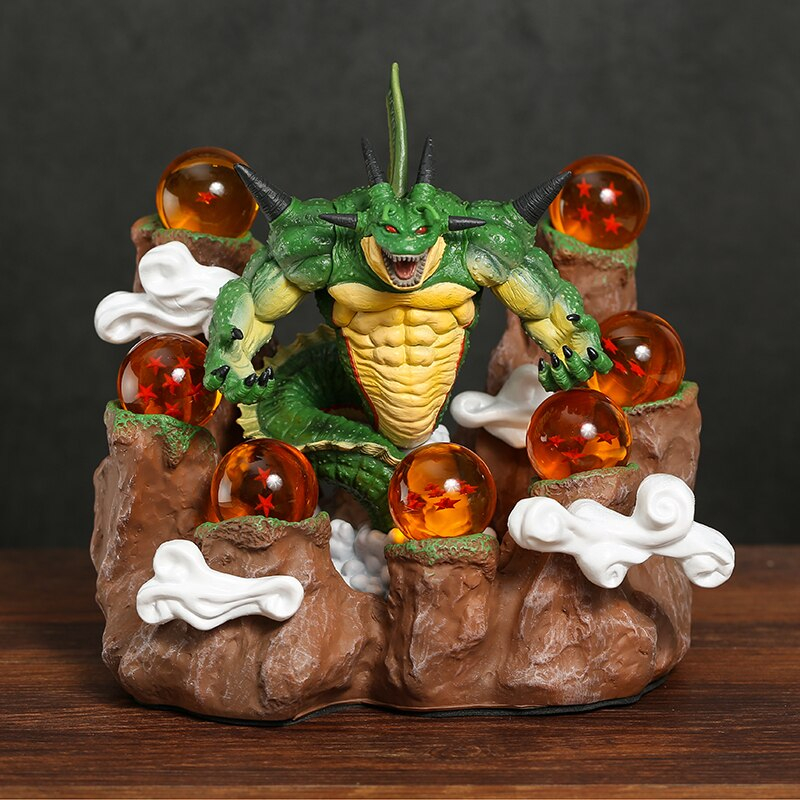 MH20 - Bộ Mô Hình Cao Cấp 7 Viên Ngọc Rồng + Rồng Thần Shenlong Cao 20cm Dragon Ball