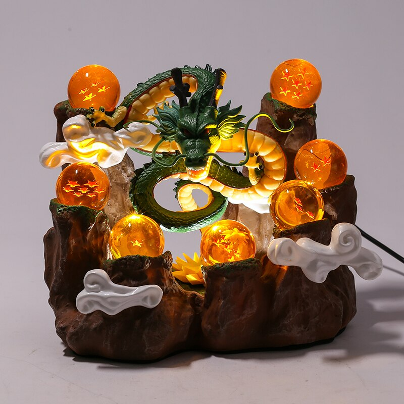 MH20 - Bộ Mô Hình Cao Cấp 7 Viên Ngọc Rồng + Rồng Thần Shenlong Cao 20cm Dragon Ball