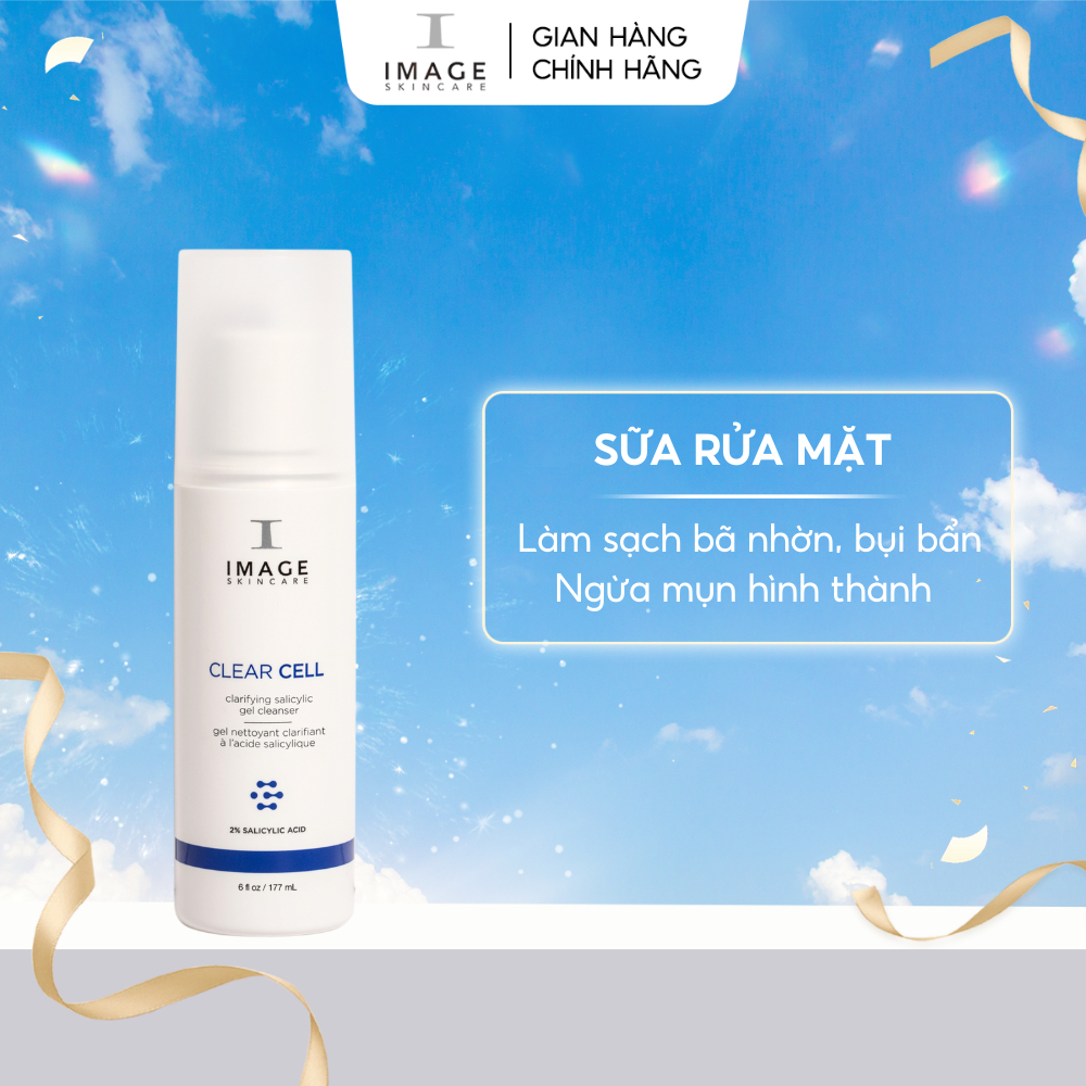 Sữa rửa mặt cho da dầu mụn Image Skincare Clear Cell Salicylic Gel Cleanser 177ml