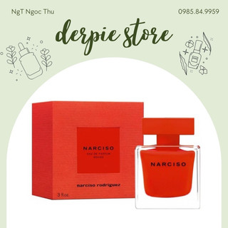 [ BILL TBN - Uc ] Nước hoa nữ Narciso Rouge đỏ EDP/EDT 30ml - 90ml có sẵn
