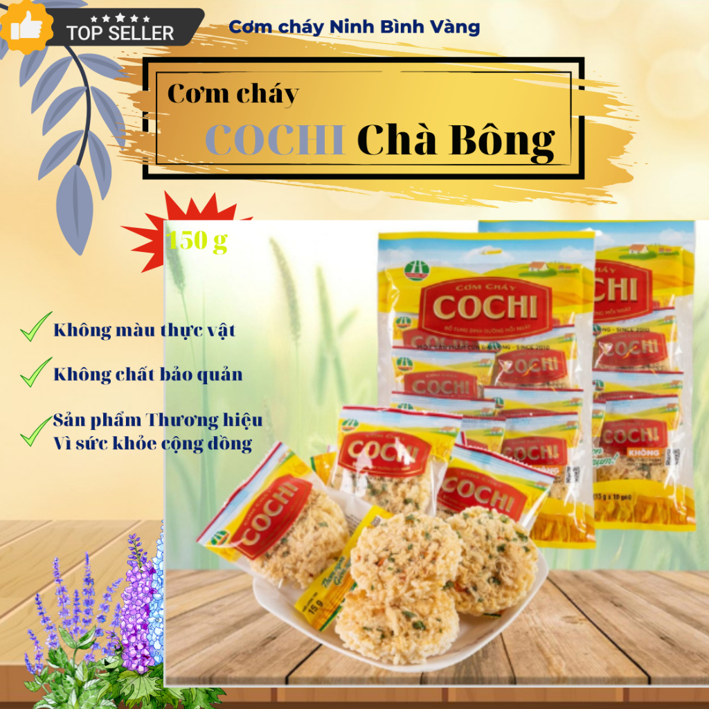 Cơm cháy COCHI CHÀ BÔNG 150gr
