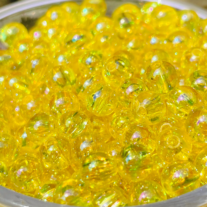 Hạt cườm tròn 6mm siêu bóng 100g