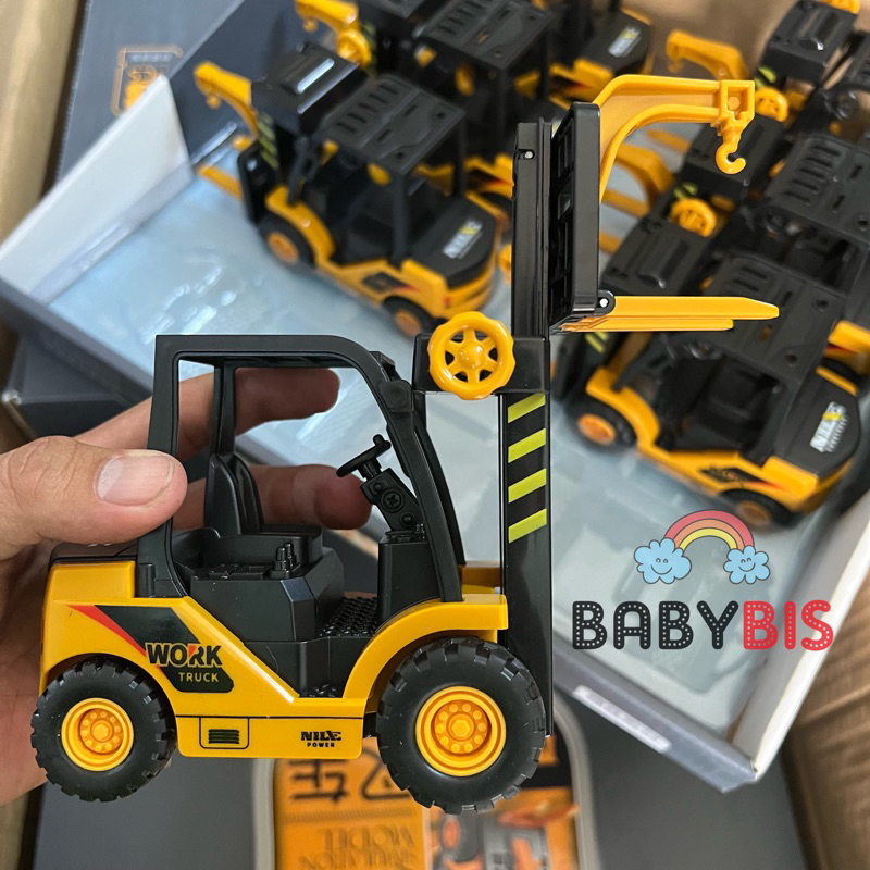 Đồ chơi xe nâng và móc hàng cao cấp 706-39 | đồ chơi trẻ em
