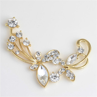 Cành kim loại đúc phối đá nhiều mẫu, nguyên liệu làm trâm cài tóc cổ trang, nguyên liệu diy