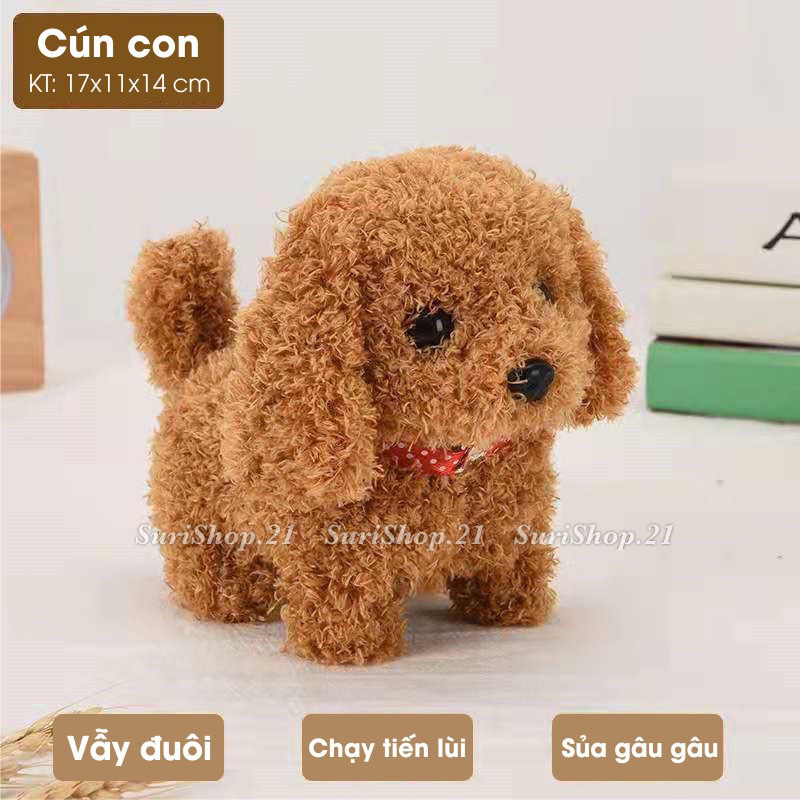 Chó bông biết đi, vẫy đuôi, biết kêu cực đáng yêu