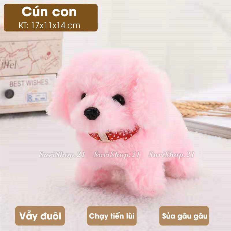 Chó bông biết đi, vẫy đuôi, biết kêu cực đáng yêu