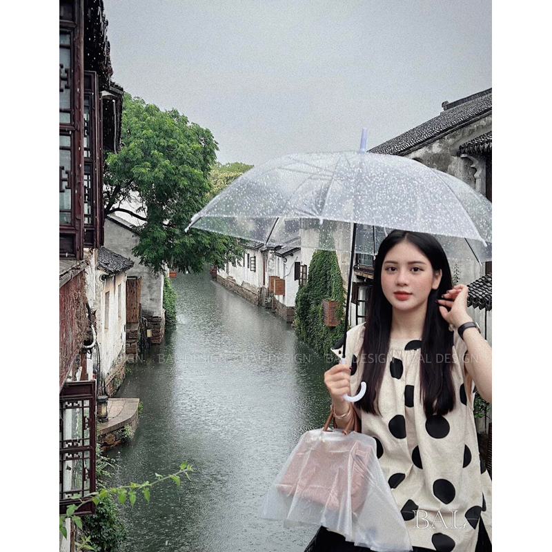 Áo Đũi Chấm Bi Kim Anh Bùi Hot Hit Hàng QC