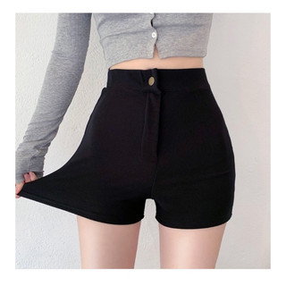 Quần short 1 cúc bấm cạp cao co dãn