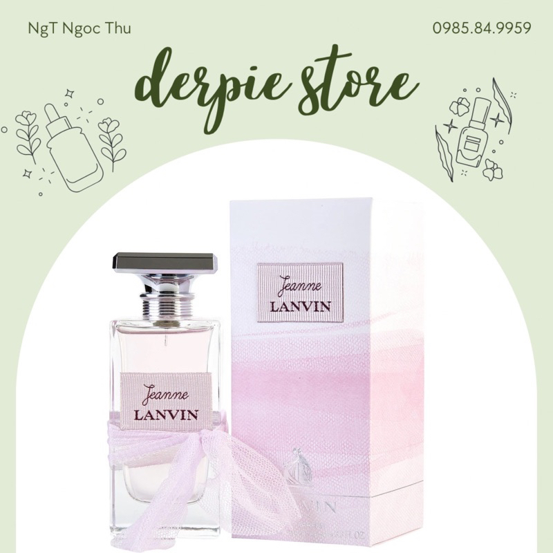 [ Mini 5ml - 100ml ] Nước hoa nữ Lanvin Jeanne EDP - mâm xôi, phúc bồn tử