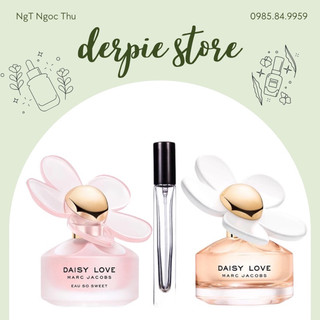 Nước hoa nữ Marc Jacobs Daisy Love EDT / Eau So Sweet - mùi dâu, cúc hoạ mi, phúc bồn tử, mâm xôi