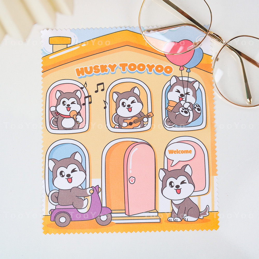 Khăn lau kính, khăn lau màn hình điện thoại hình CORGI dễ thương cute TooYoo TY0230