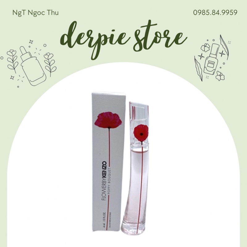 Nước hoa nữ Kenzo Flower mini : EDP - Poppy Bouquet ...
