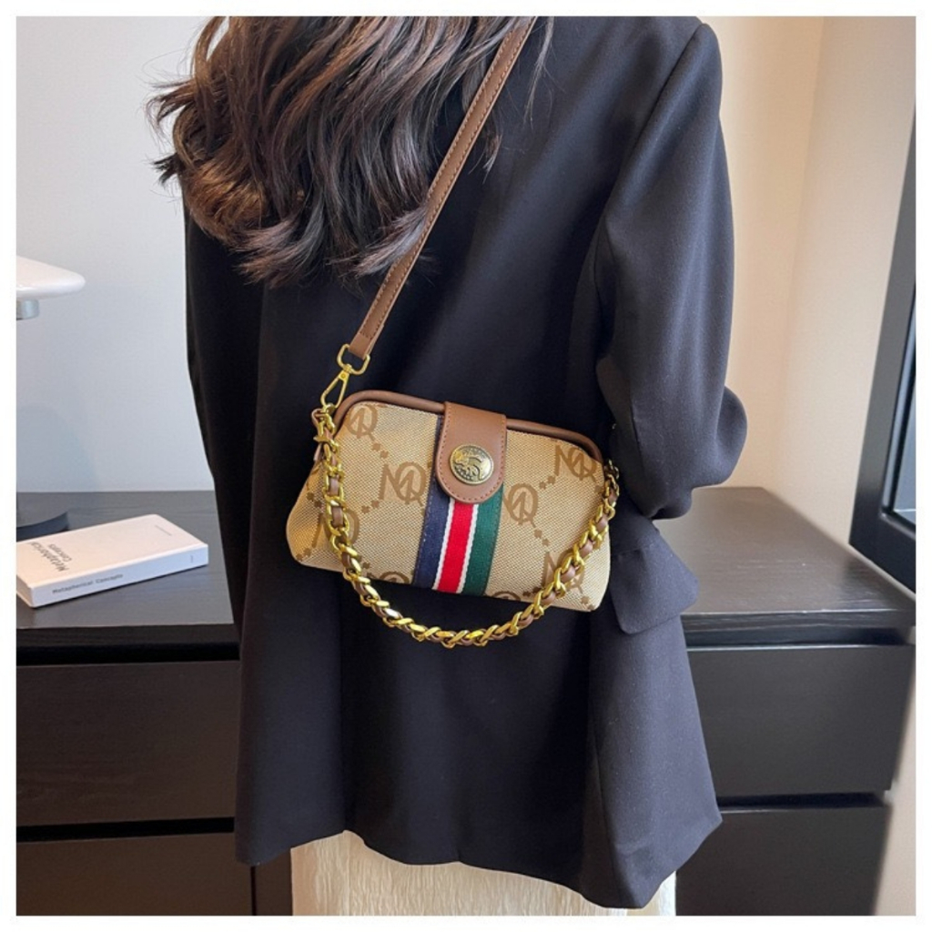 Túi Đeo Chéo Nữ Tặng Kèm Dây Kẹp Nách Chất Da Mềm Đẹp Size 20