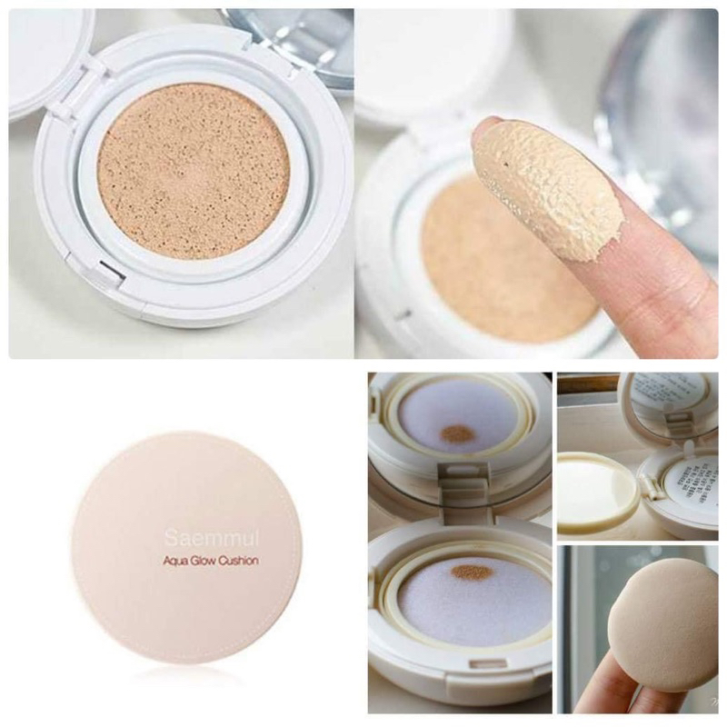 Phấn nước The SAEM Aqua GlowCushion KÈM LÕI