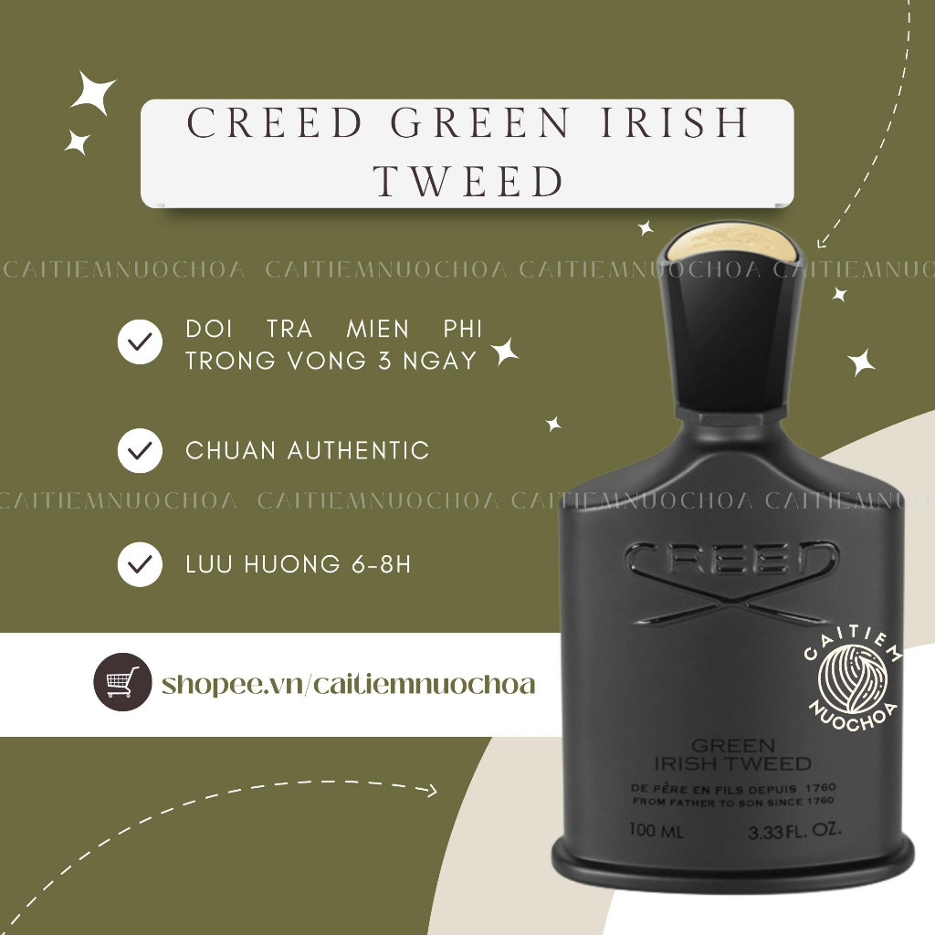 ✨ Nước hoa Creed Green irish tweed 10ml - 𝘊𝘢𝘪𝘵𝘪𝘦𝘮𝘯𝘶𝘰𝘤𝘩𝘰𝘢 ✨