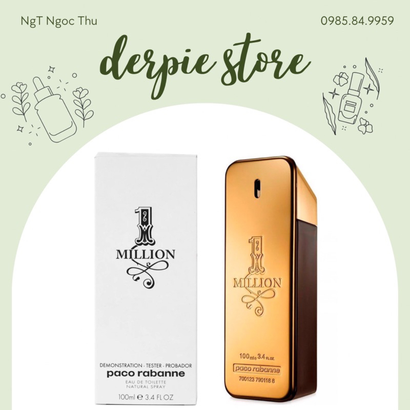 Nước hoa nam Paco Rabbane 1 Million tester