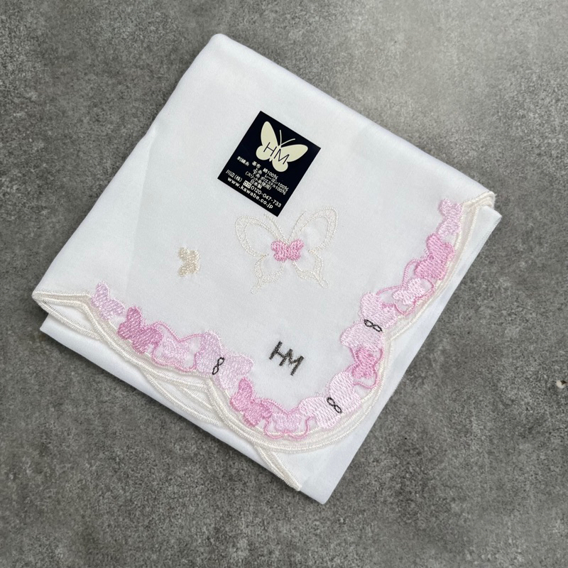 Khăn tay thêu nổi Nhật Bản. Kích thước 48 x 48 cm. Có sẵn